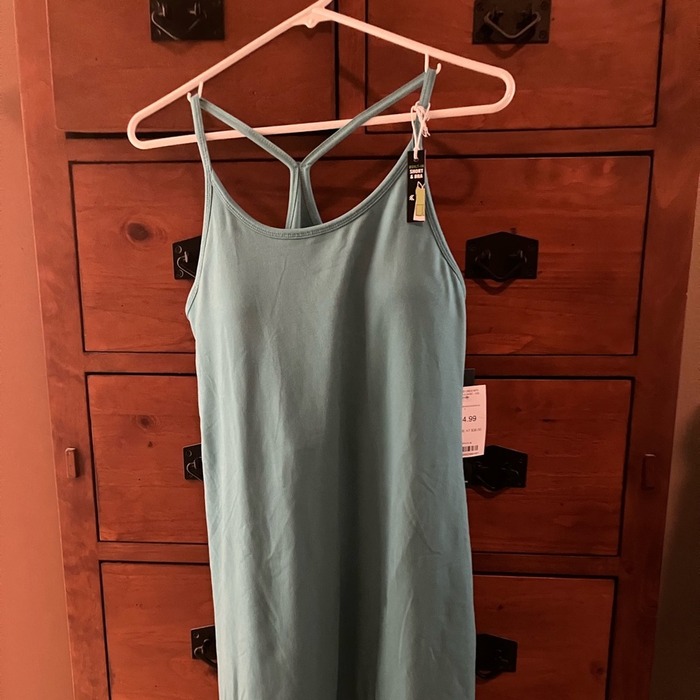Kyodan knit dress size medium light teal. New with tags.
